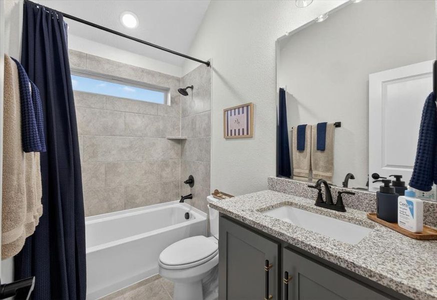Furnished interior view inside a new home in , Godley (Image 32).