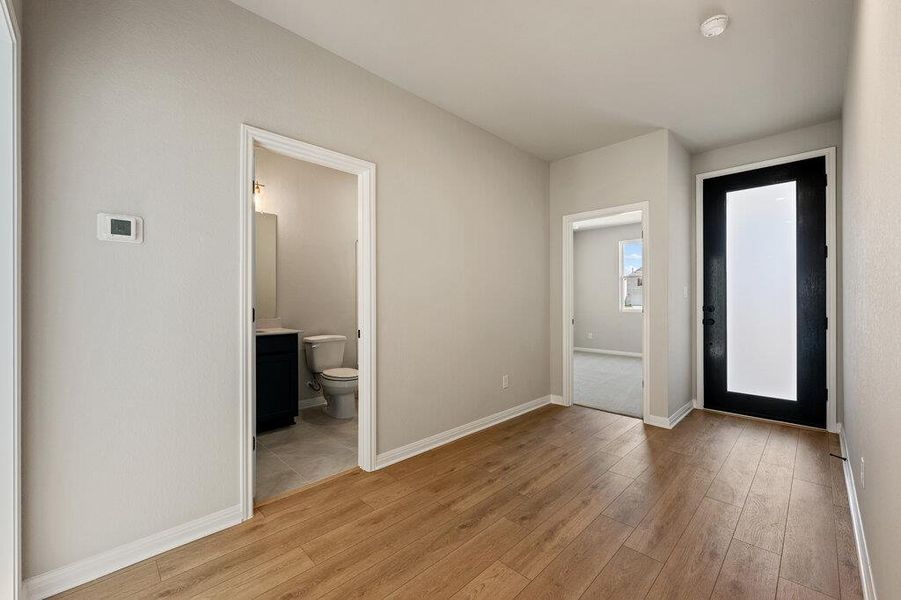 Spacious, unfurnished interior of a new home in Berry Creek Highlands, Georgetown (Image 32). Spacious, unfurnished interior of a new home in Berry Creek Highlands, Georgetown (Image 32).