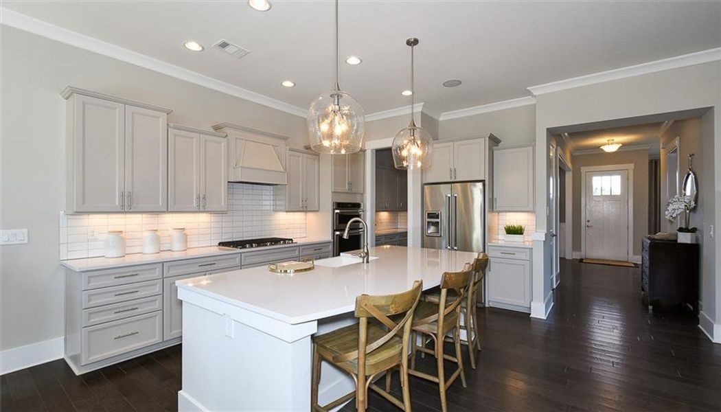 Furnished interior view inside a new home in , Cumming (Image 10). Furnished interior view inside a new home in , Cumming (Image 10).