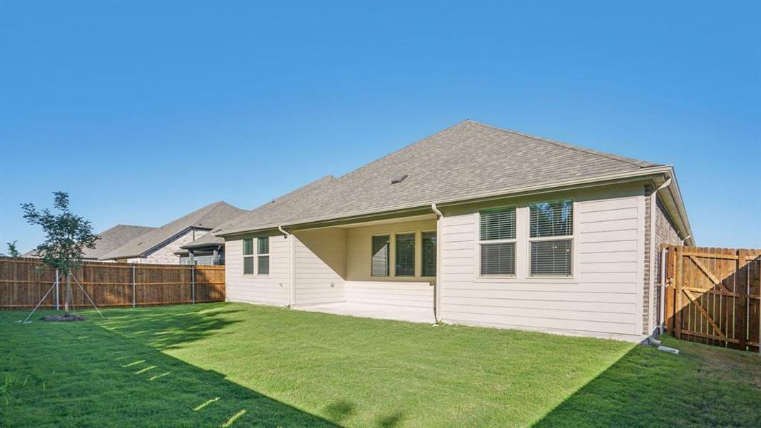 Exterior details and patio area of a home in Windmore, Princeton (Image 4). Exterior details and patio area of a home in Windmore, Princeton (Image 4).