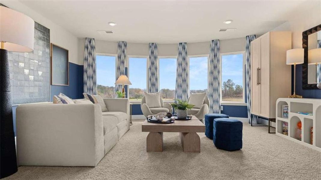 Furnished interior view inside a new home in Evergreen Crossing, Locust Grove (Image 26).