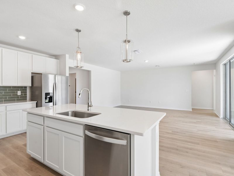 Furnished interior view inside a new home in Pine Ridge Meadows, Hudson (Image 7).
