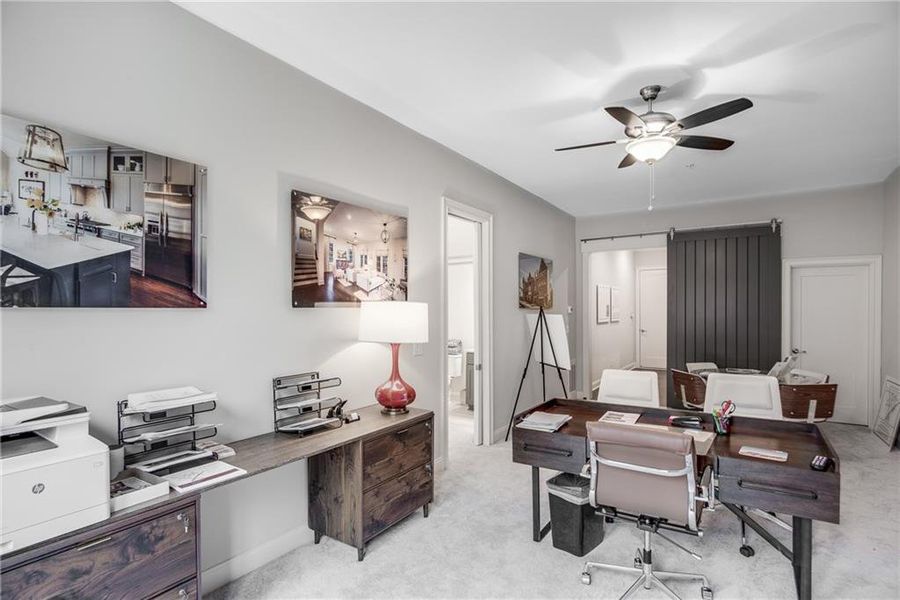Furnished interior view inside a new home in Laurel View, Suwanee (Image 15).