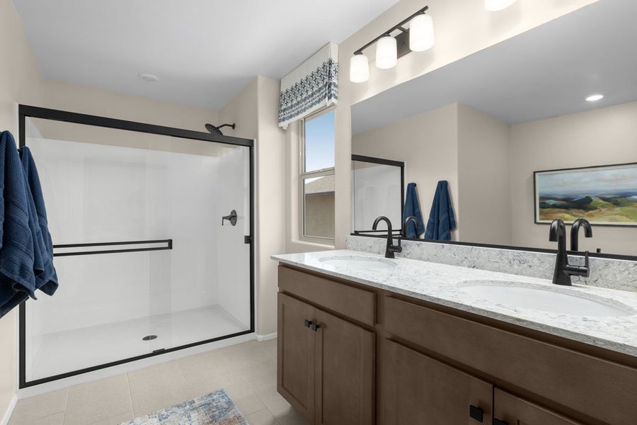Representative furnished interior of a home built from the 1609 by KB Home in Enclaves at Tumamoc, Tucson (Image 10).