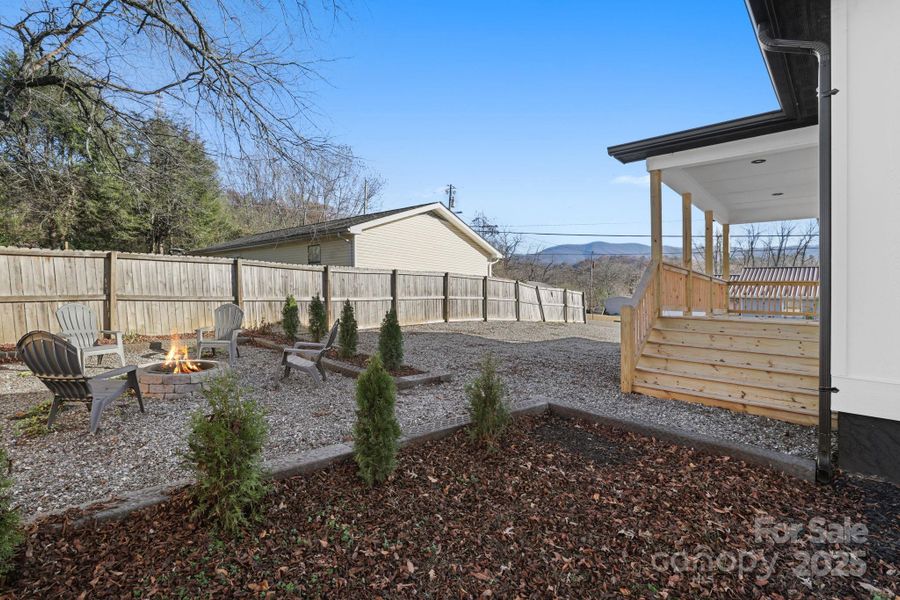 Exterior details and patio area of a home in , Bryson City (Image 31).