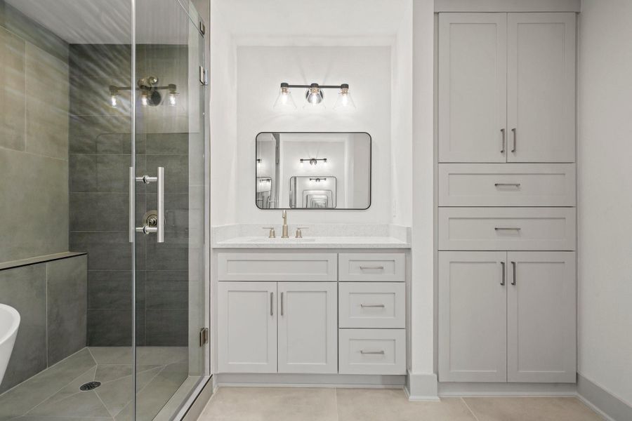 Furnished interior view inside a new home in , Houston (Image 11).