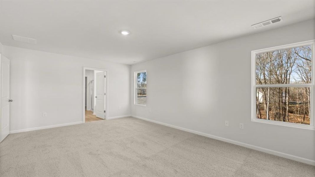Spacious, unfurnished interior of a new home in Braselton Village, Braselton (Image 17). Spacious, unfurnished interior of a new home in Braselton Village, Braselton (Image 17).