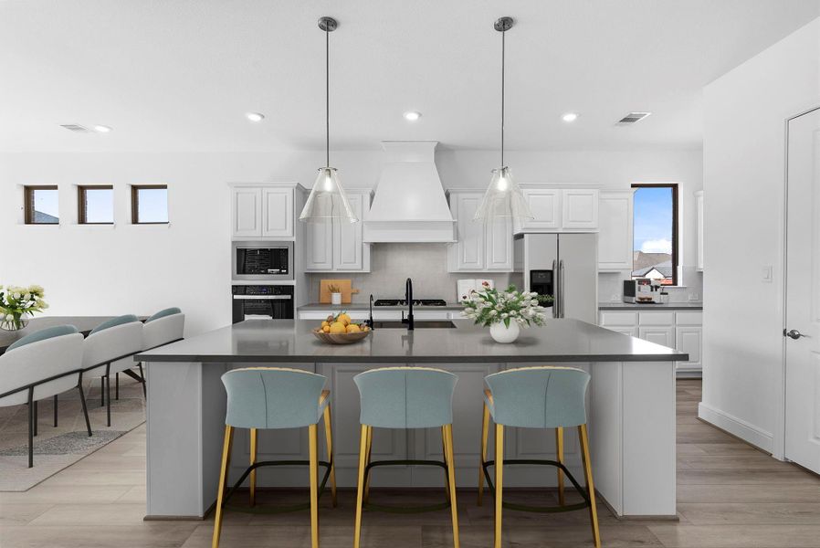 Furnished interior view inside a new home in Chambers Creek, Willis (Image 8).