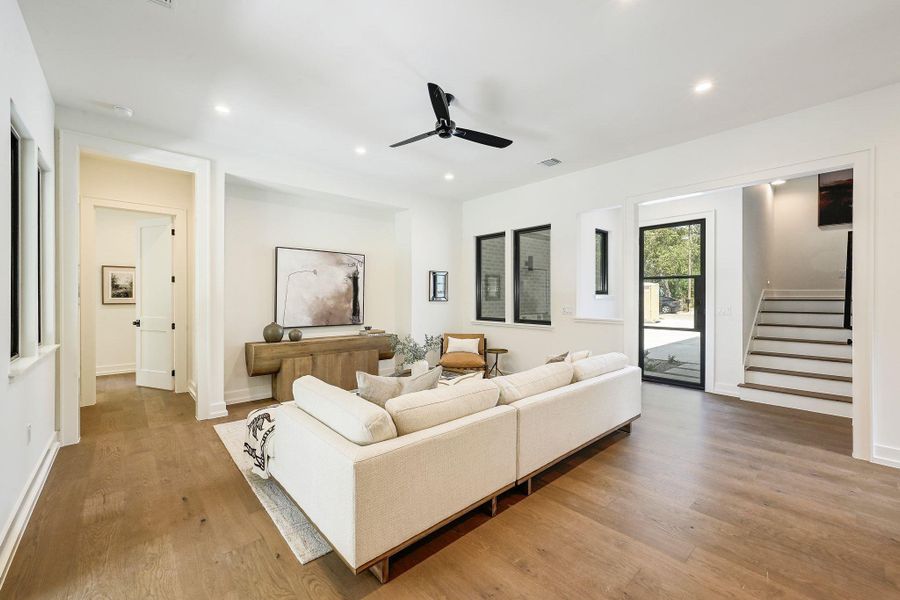 Furnished interior view inside a new home in , Austin (Image 10).