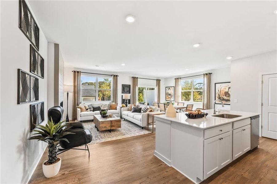 Furnished interior view inside a new home in , Lawrenceville (Image 9).