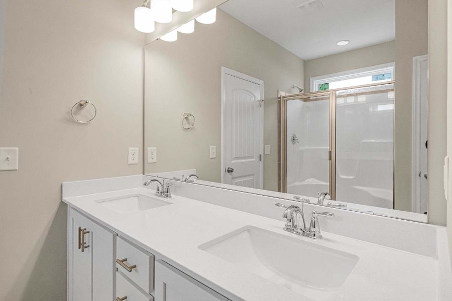 Representative furnished interior of a home built from the Dogwood by Caviness & Cates Communities in Maggie Way, Wendell (Image 131).