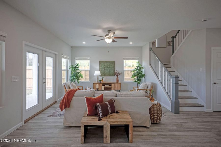 Furnished interior view inside a new home in , Jacksonville (Image 6).
