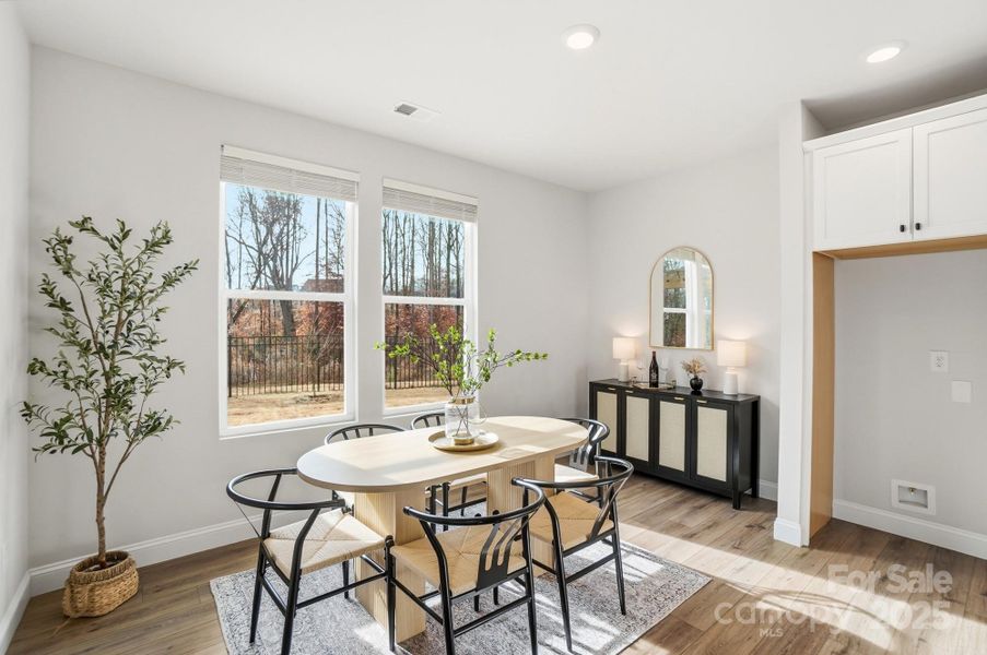 Furnished interior view inside a new home in , Cramerton (Image 30).