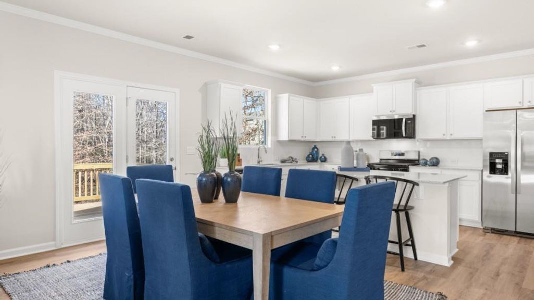 Furnished interior view inside a new home in Liberty Crossing, Braselton (Image 12).