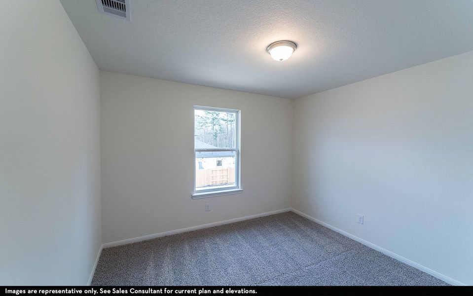Representative unfurnished interior of a home built from the Lavaca by CastleRock Communities in Austin Colony, Brazoria (Image 18).