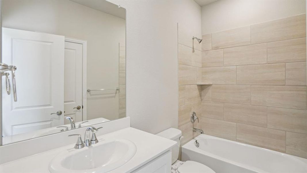 Photo is not of the actual home, but is an inspirational photo of builder’s model home and may depict options, furnishings, and/or decorator features that are not included.