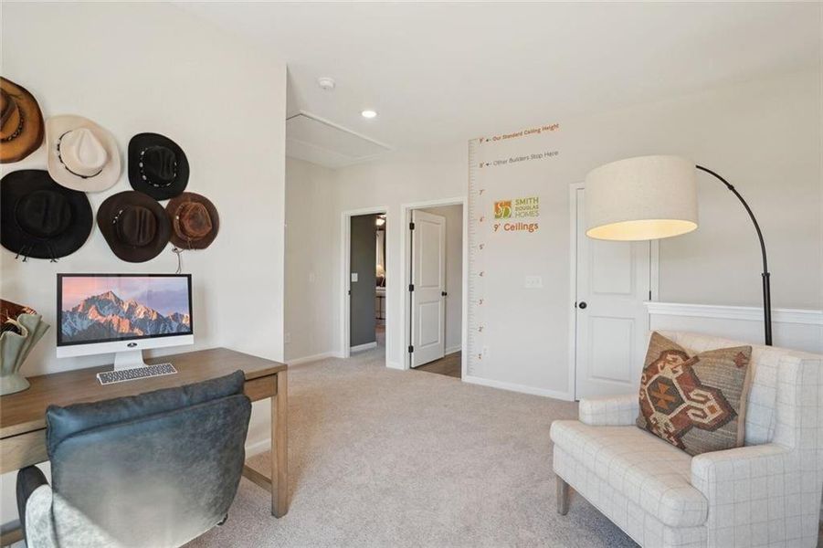 Furnished interior view inside a new home in The Stiles, Cartersville (Image 31).