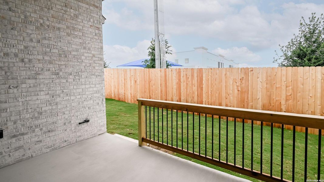 Exterior details and patio area of a home in Cibolo Valley Heights, Cibolo (Image 4). Exterior details and patio area of a home in Cibolo Valley Heights, Cibolo (Image 4).