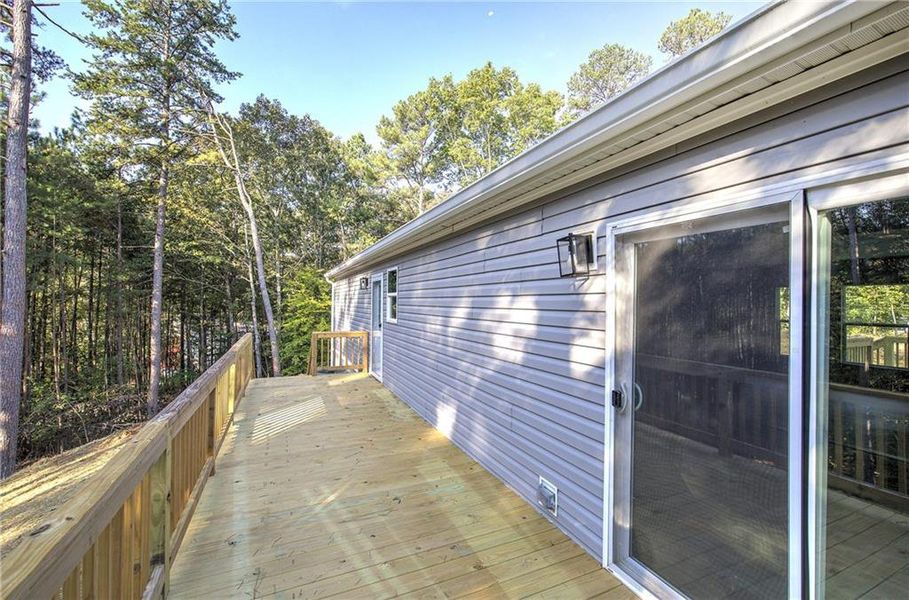 Exterior details and patio area of a home in , Talking Rock (Image 28).