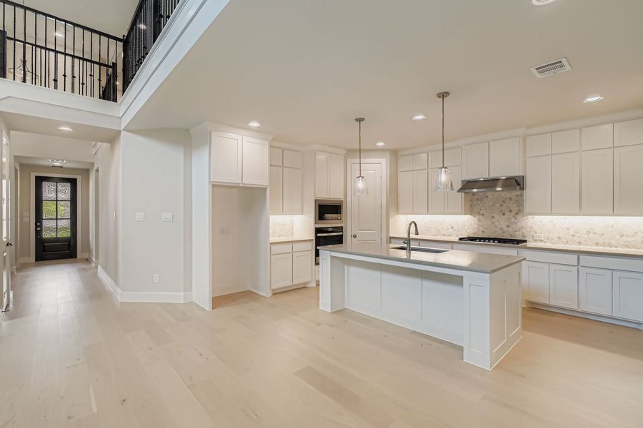 Furnished interior view inside a new home in The Tribute - Westbury 41s, The Colony (Image 8). Furnished interior view inside a new home in The Tribute - Westbury 41s, The Colony (Image 8).