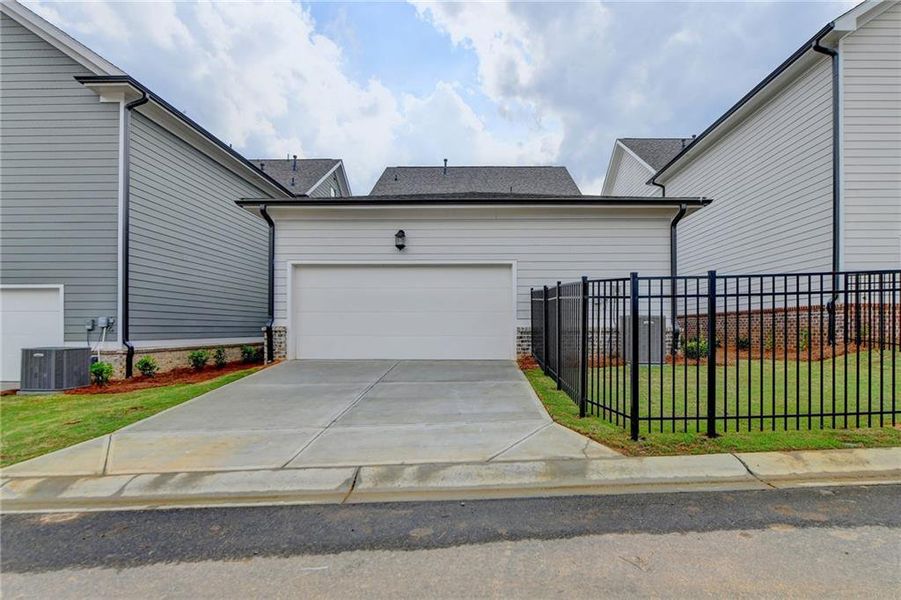 Exterior details and patio area of a home in , Buford (Image 30).