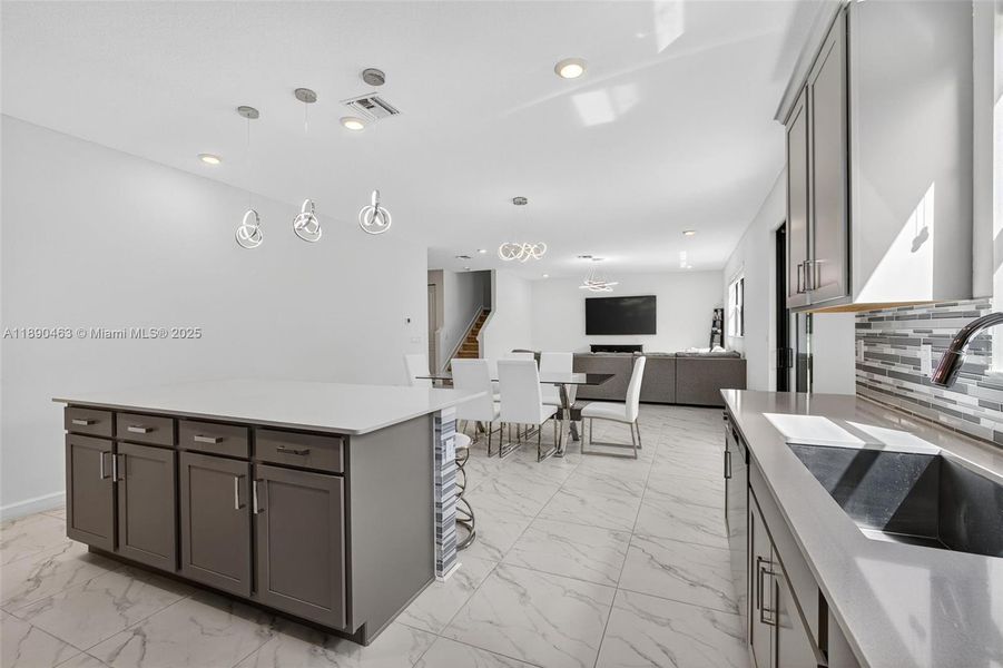 Furnished interior view inside a new home in , Royal Palm Beach (Image 36).