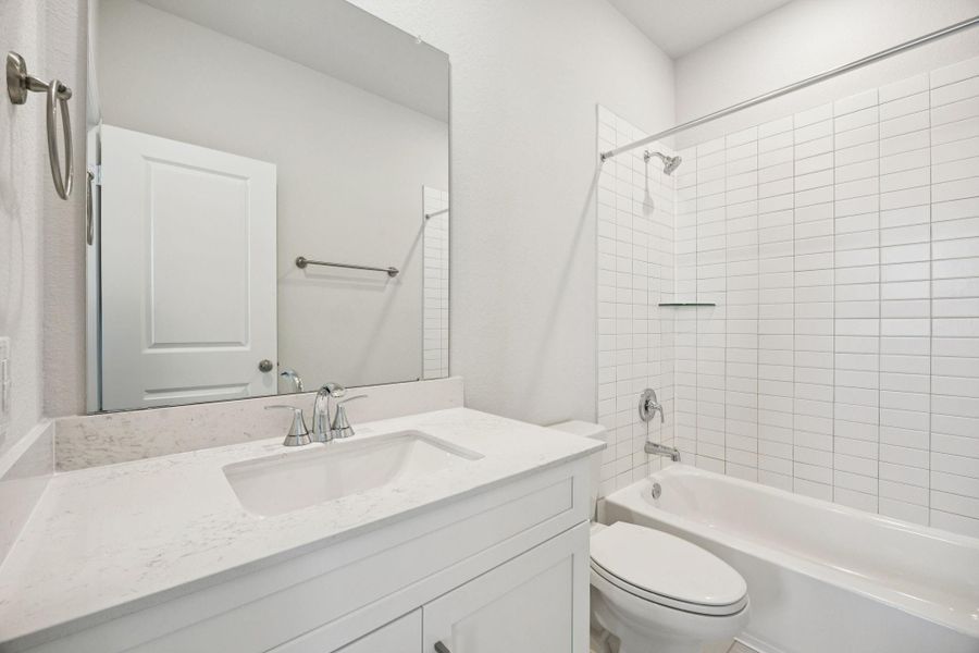 Furnished interior view inside a new home in Saint Tropez, Huffman (Image 9). Furnished interior view inside a new home in Saint Tropez, Huffman (Image 9).