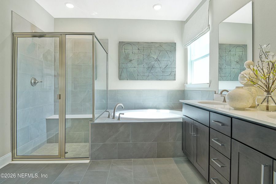 Furnished interior view inside a new home in , Palm Coast (Image 12).