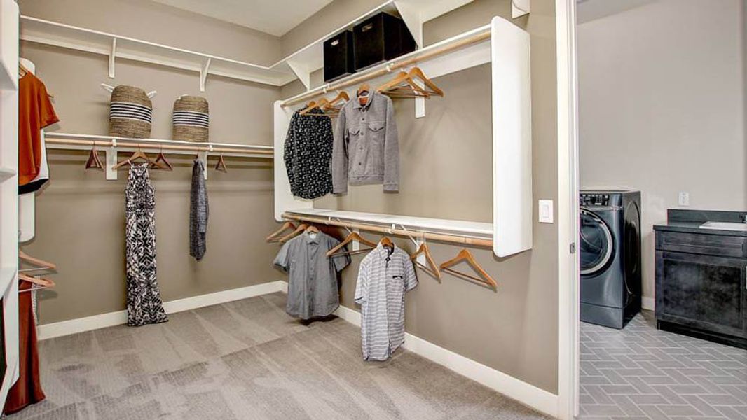 Representative furnished interior of a home built from the Shire by Taylor Morrison in Victory at Verrado Venture II Collection 55+, Buckeye (Image 31).