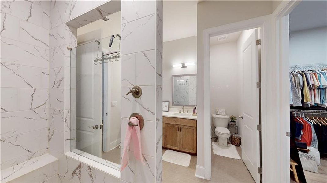Furnished interior view inside a new home in , Peachtree Corners (Image 38).