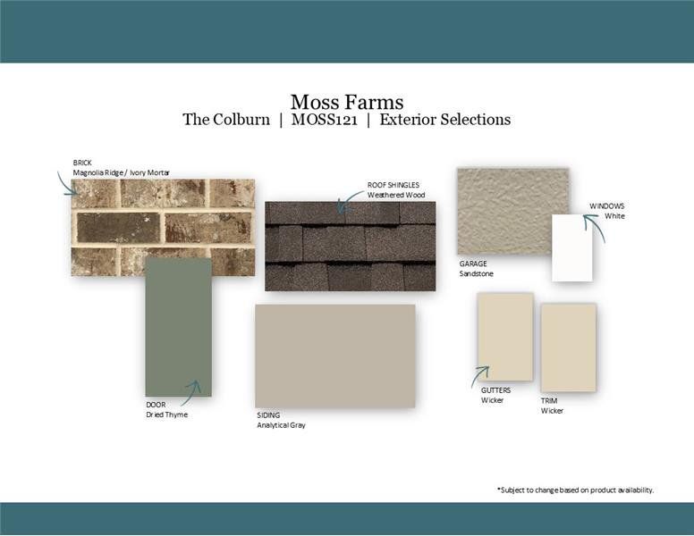 Sample of building materials used in homes in Moss Farm, White House (Image 43).