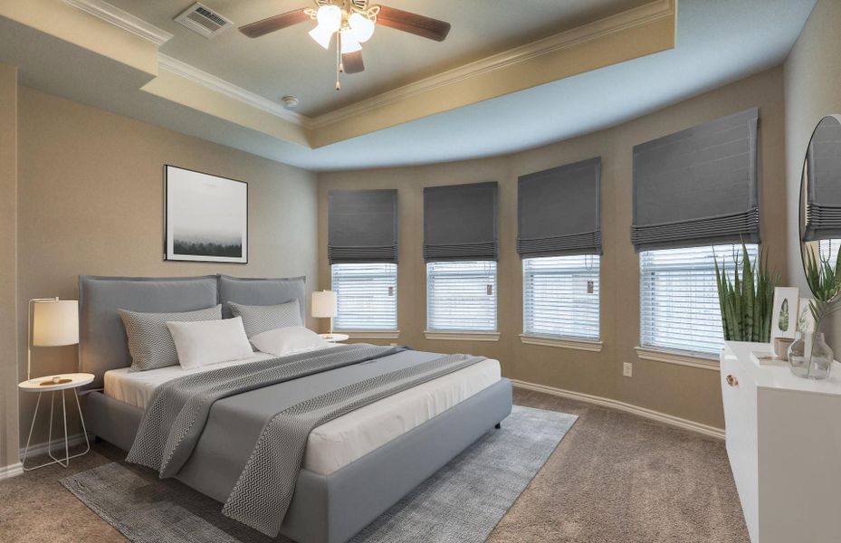 MODEL HOME images may NOT be consistent with the finished product.