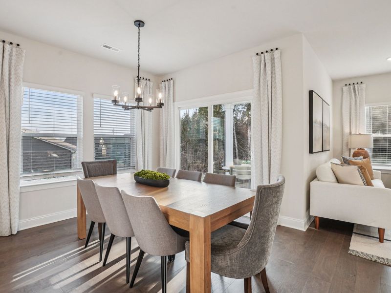 Furnished interior view inside a new home in Woodmont, Smyrna (Image 6).