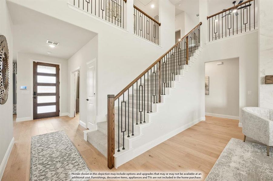 Furnished interior view inside a new home in Sunrise at Garden Valley, Waxahachie (Image 21).