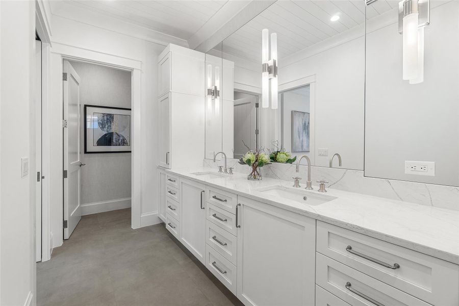 Furnished interior view inside a new home in , Delray Beach (Image 6). Furnished interior view inside a new home in , Delray Beach (Image 6).