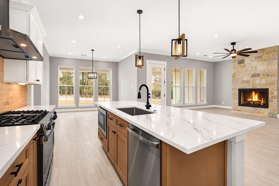 Furnished interior view inside a new home in , Plantersville (Image 12).