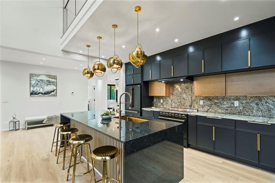 Furnished interior view inside a new home in , Atlanta (Image 10).