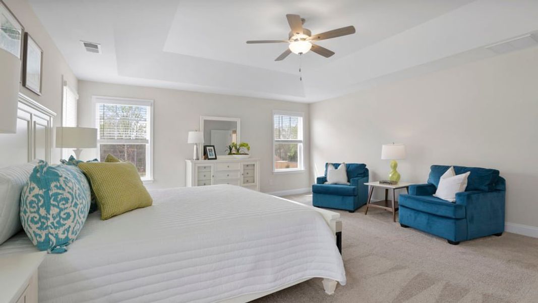 Furnished interior view inside a new home in Edgewood Estates, Greenville (Image 29).