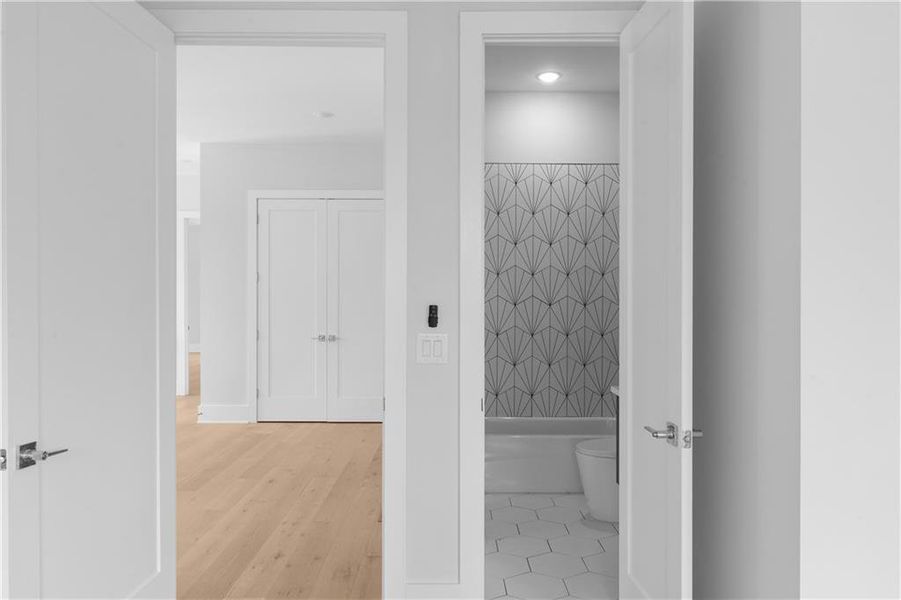 Furnished interior view inside a new home in , Atlanta (Image 35).