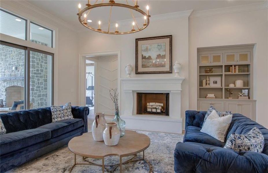 Furnished interior view inside a new home in , Canton (Image 15).