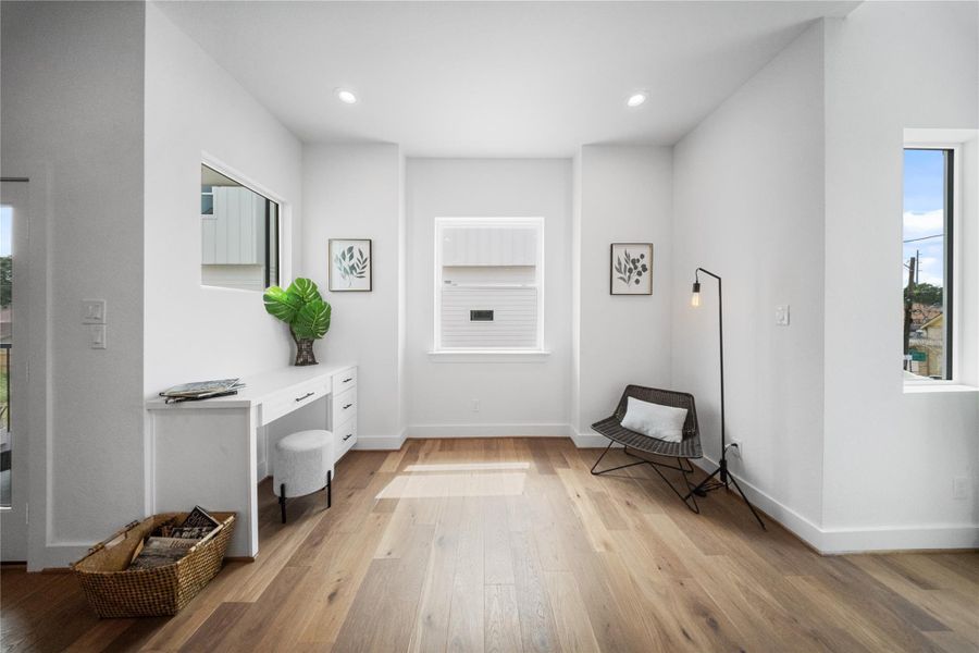 Furnished interior view inside a new home in , Houston (Image 10).