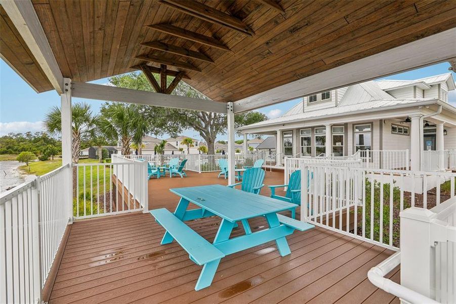 Exterior details and patio area of a home in Bridgewalk, St. Cloud (Image 26).