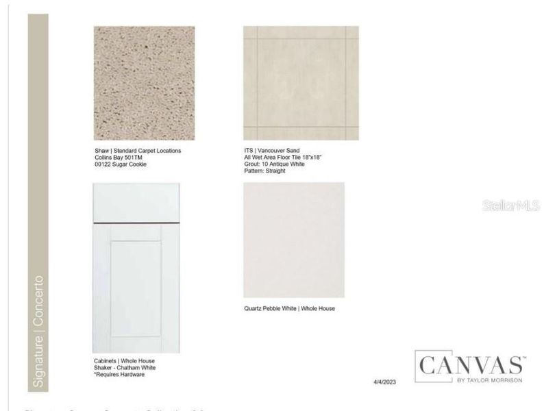 Sample of building materials used in homes in Marion Creek, Haines City (Image 14).