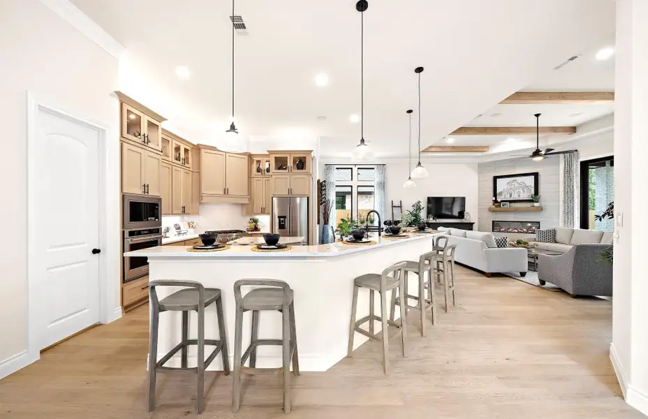 Furnished interior view inside a new home in The Highlands 55′, Porter (Image 9). Furnished interior view inside a new home in The Highlands 55′, Porter (Image 9).