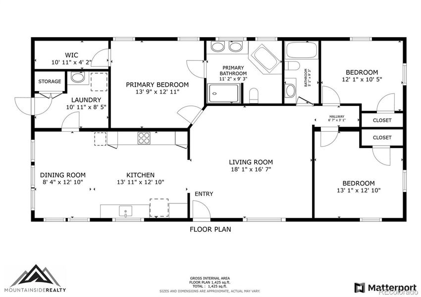 2D floor plan layout of this home in , Crestone, CO (Image 3).