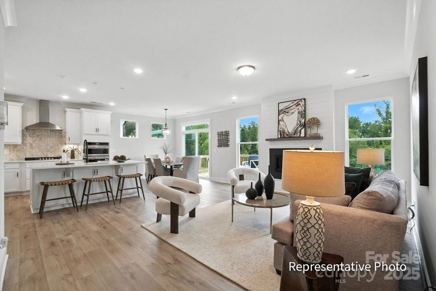 Furnished interior view inside a new home in Ashton Park, Monroe (Image 37).