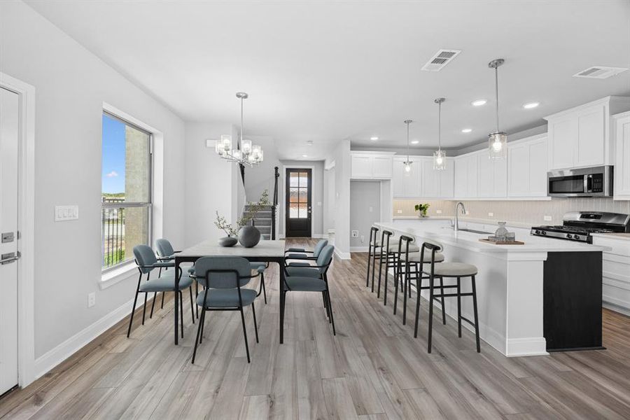 Furnished interior view inside a new home in Talia – Cottage Series, Mesquite (Image 4).