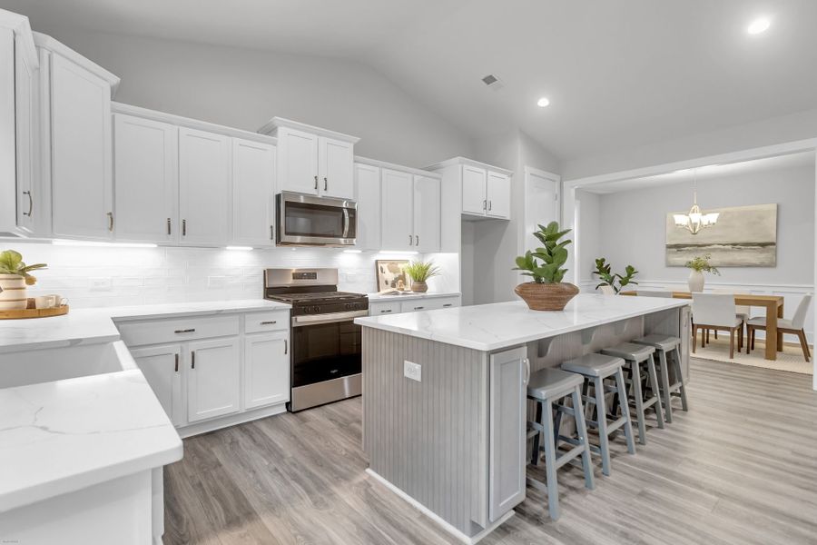 Furnished interior view inside a new home in Homecoming, Ravenel (Image 15).