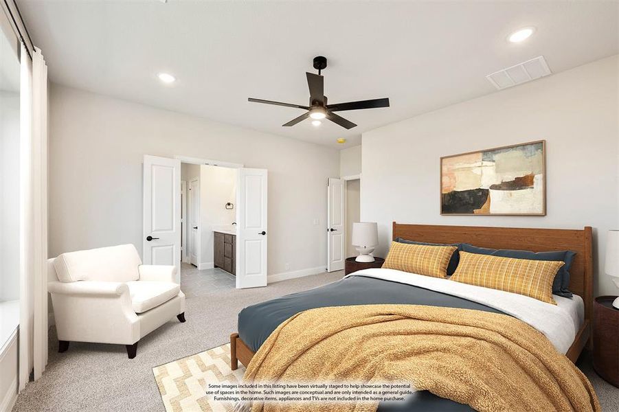 Furnished interior view inside a new home in Mockingbird Hills 60-65, Joshua (Image 9). Furnished interior view inside a new home in Mockingbird Hills 60-65, Joshua (Image 9).