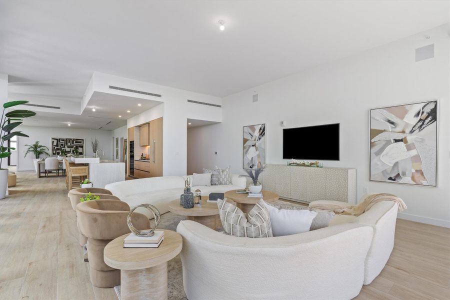 Furnished interior view inside a new home in Casamar, Pompano Beach (Image 2).